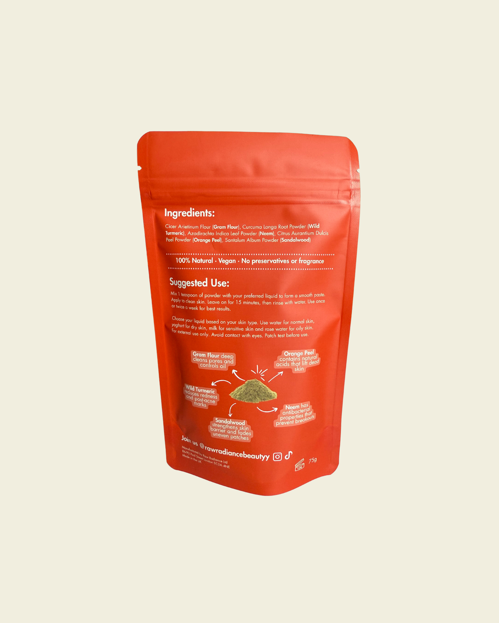 Turmeric Face Mask Powder